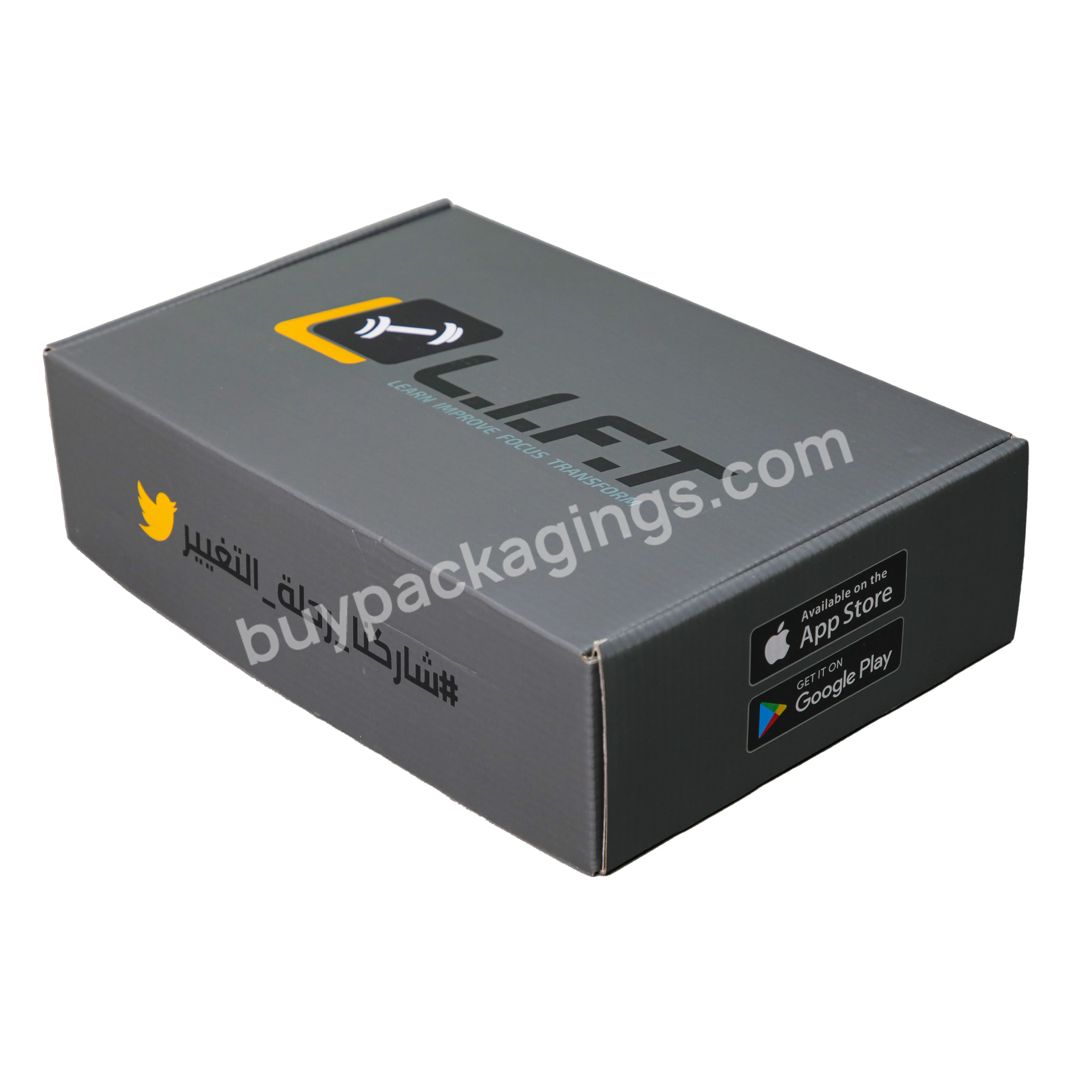 Free Sample Spot Uv Custom Luxury Sending Cardboard Corrugated Mailer Shipping Box Carton
