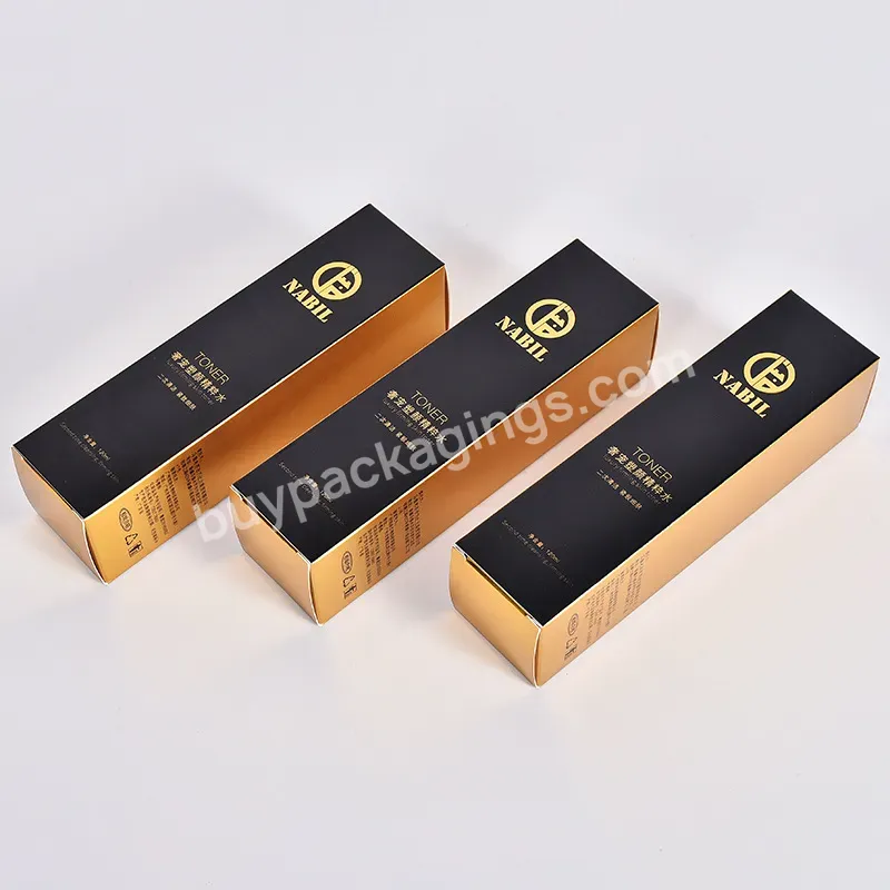 Free Sample Wholesale Custom Luxury Perfume Gift Box Hot Stamping Gold Foil Cosmetics Paper Box For Lipstick Tube Packaging Box