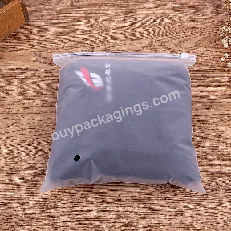 Free Samples Custom Logo Printing Durable Clear Garment Packaging With Clothing Plastic Pe Zipper Bags