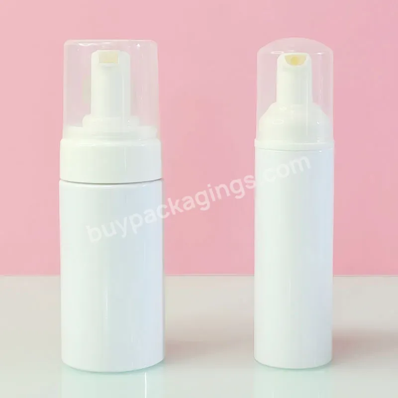 Free Samples Empty Facial Cleanser Shaving Foam Container 40ml 60ml Pet Plastic Foam Bottle