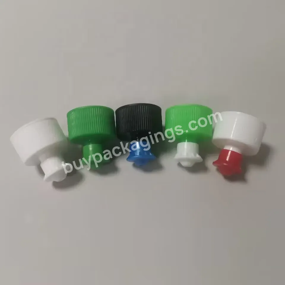 Free Samples Factory Direct Sale 28mm 28/410 Plastic Water Bottle Push Pull Cap Pull Push Cap Lids Push Pull Cover Cap