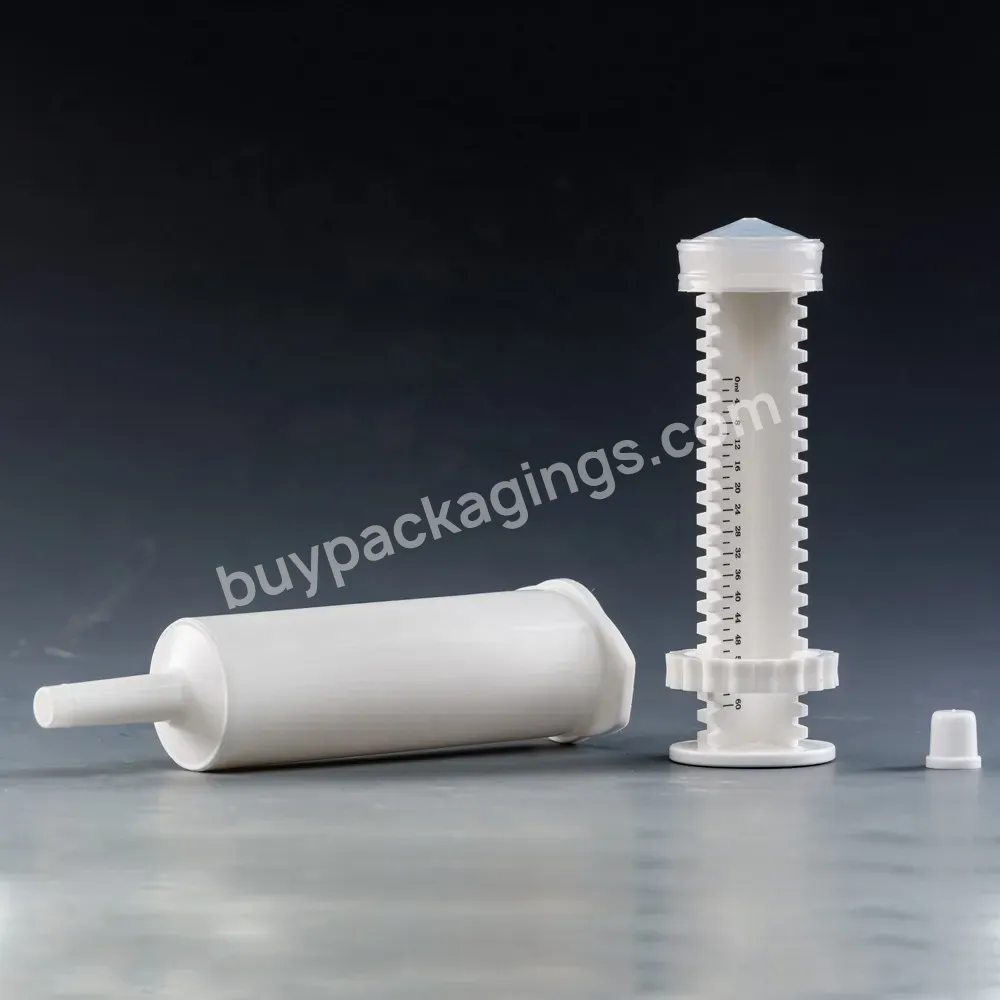 Free Samples Iso15378 Certificated Opaque 60ml Large Dispenser Syringe Plastic Medicine Packaging Injector Or Animal Paste - Buy Pe Single Use Syringe 60 Ml Muti Dose Animal Feeder Syringes,Large Plastic Injection Syringes Veterinary For Sale,Plastic