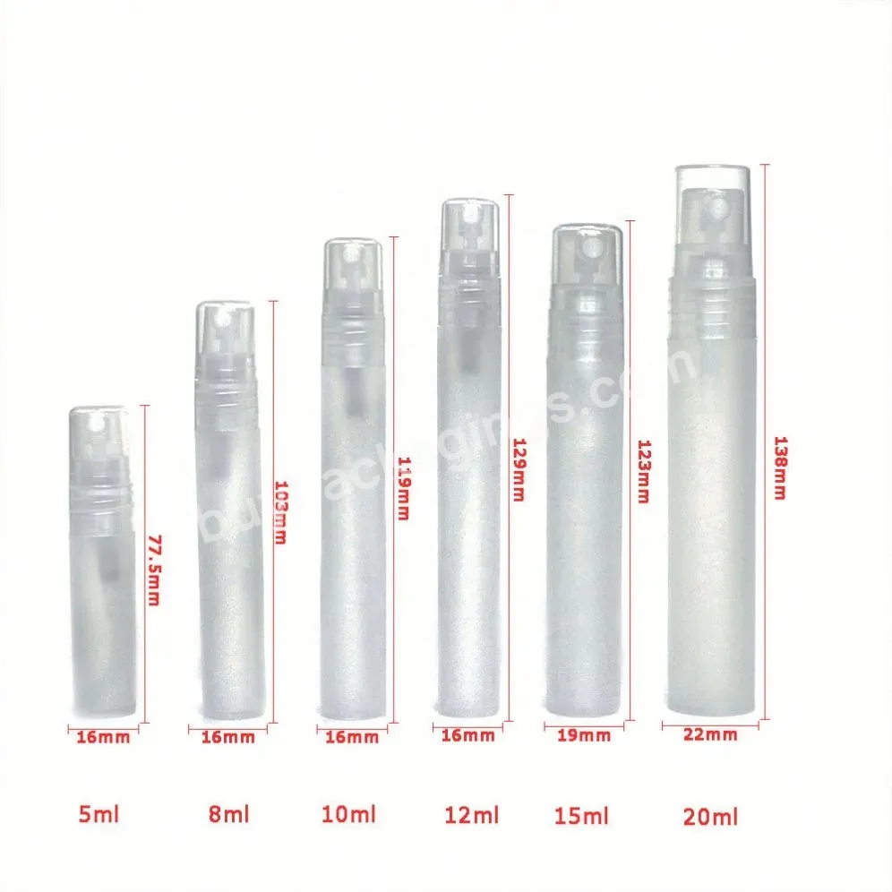 Free Samples Refillable Pen Sprayer Bottle 5ml 7ml 9ml Empty Mini Fine Mist Plastic Spray Bottles