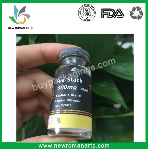 Free Samples Waterproof Vial Labels Manufactured In China