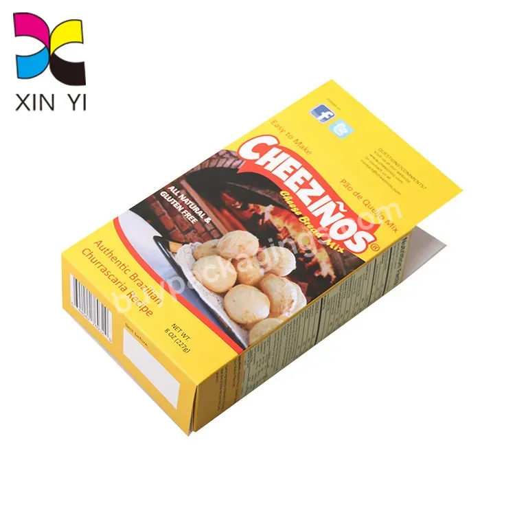 Free Samples White Box Packaging Custom Design Cereal Box Packaging