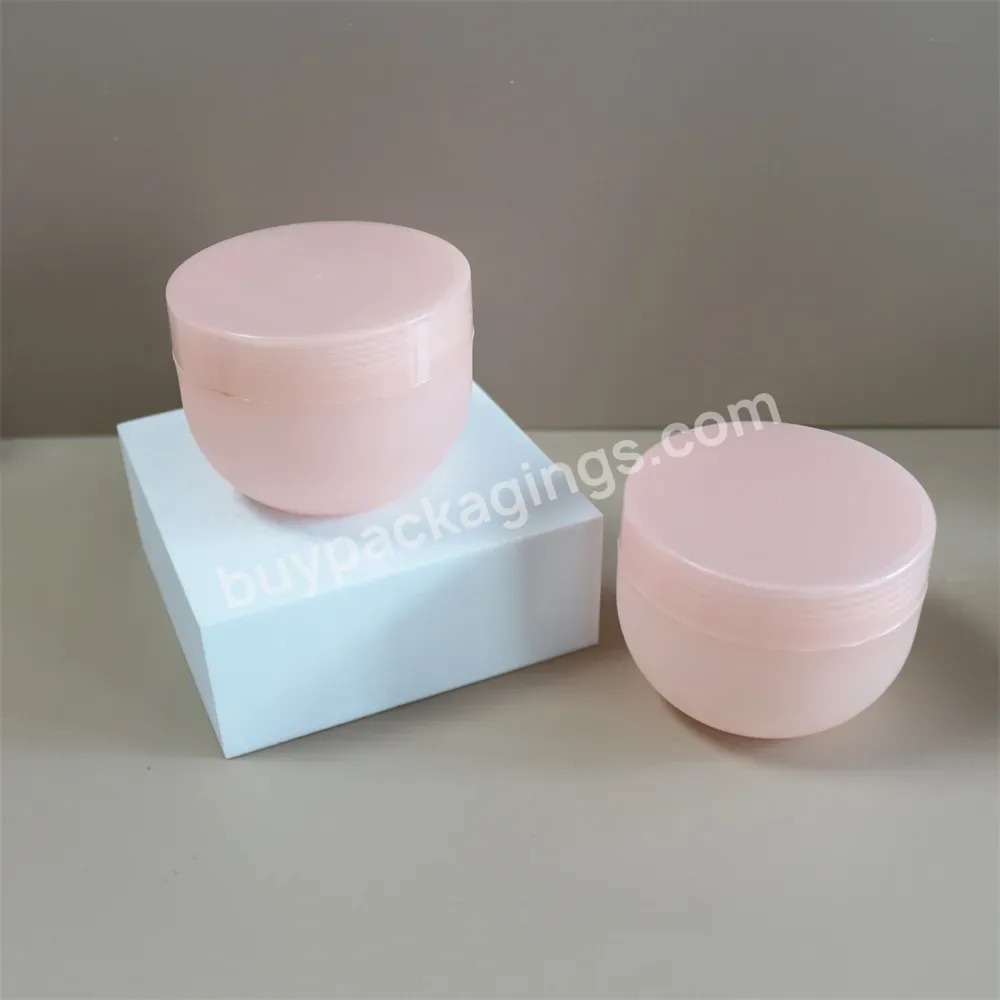 Free Samples Wholesale Empty Black Pink T-shaped Pp Cosmetics Storage Thickened Plastic Jars With Lids