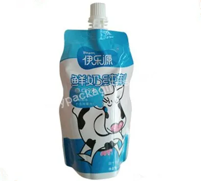 Fresh Soya-bean Milk Stand Up Spout Pouch Bag For Packaging