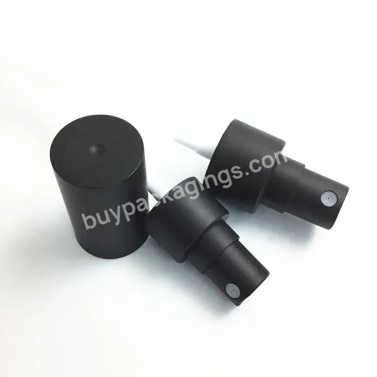 Frost Black 24mm Smooth Closure Pp Plastic Fine Mist Perfume Sprayer