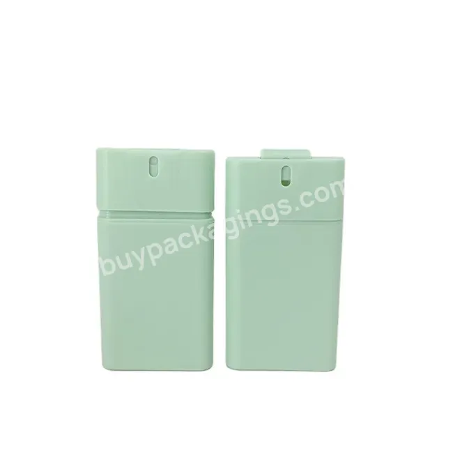 Frost Surface Plastic Empty Mist Credit Card Perfume Packaging Bottle Pocket Mini Spray Sprayers Bottle Hand Sanitizer