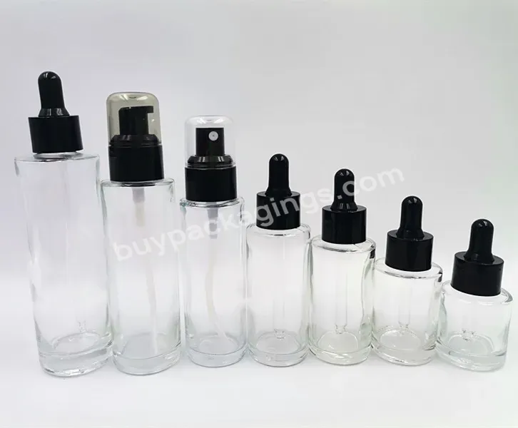 Frosted 30 Ml Amber Hair Oil Square Round Shape Glass Essential Oil Dropper Bottle Clear Glass With Box Gold Dropper Bottles