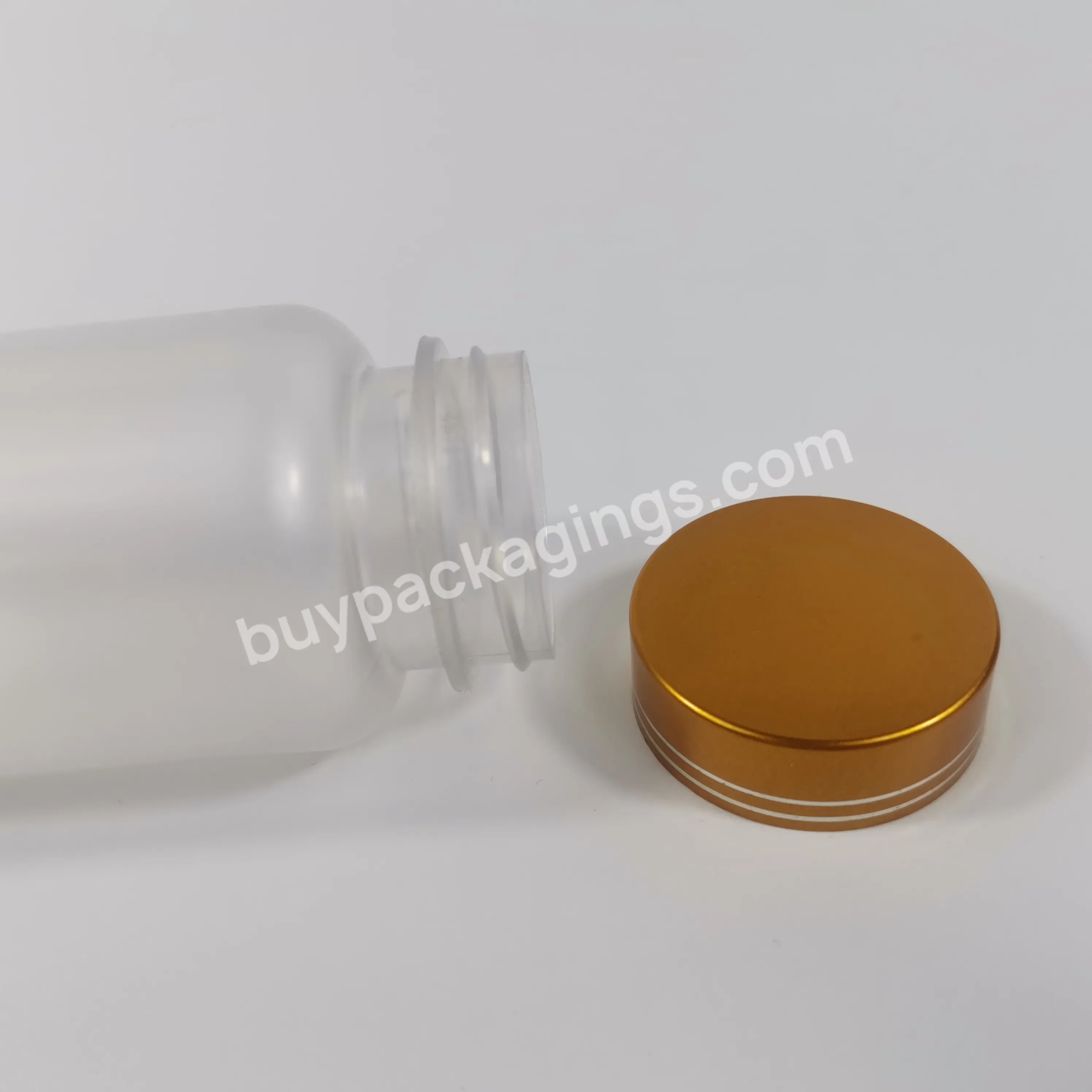 Frosted Pet Plastic Vitamin Bottle Health Supplement Packaging Bottle Capsule Tablet Bottle