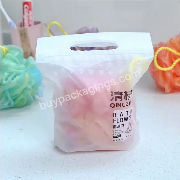 Frosted Plastic Cpe Clothing Recycled Customize Logo Zip Lock Retail Plastic Packaging Bag