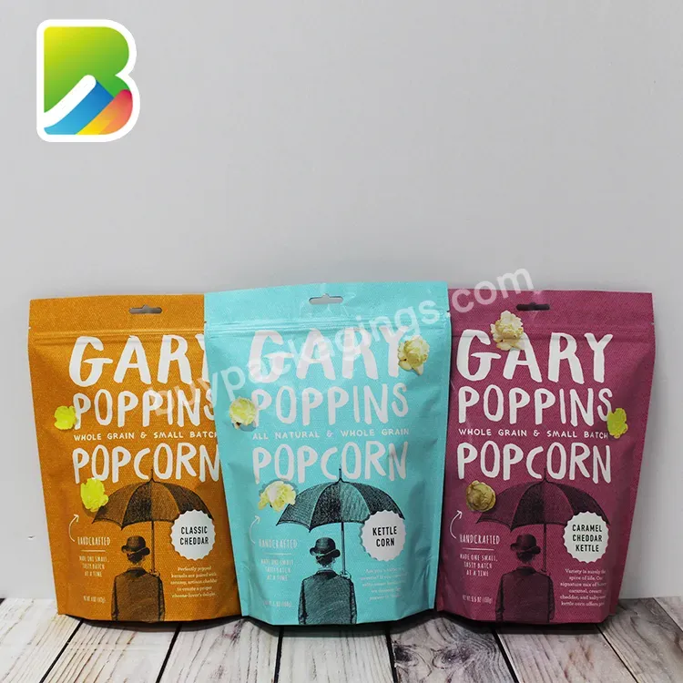 Frosted Plastic Zipper Bag Made Craft Food Packaging Drawstring Low Moq Printing Digital Printed Stand Up Pouch