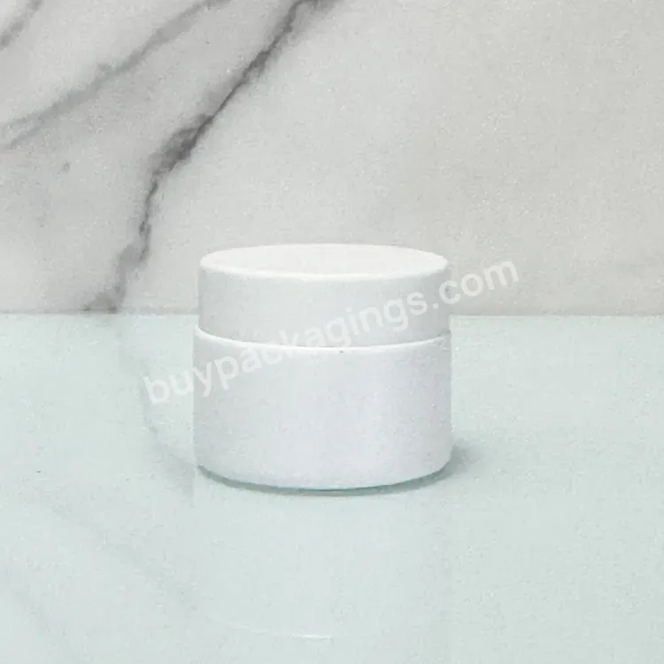 Frosted White Black Amber 10ml 20ml 50ml Glass Cream Jars With Bamboo Plastic Cover Brown Glass Bottles With White Lid