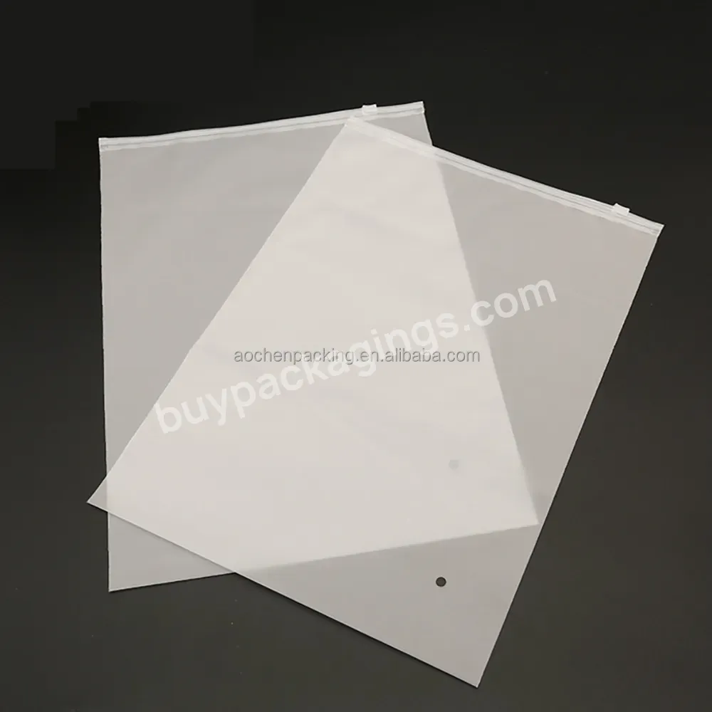 Frosted Zipper Bag,Clothing Packaging Bags Custom Logo,Plastic Bag For Clothes Packaging