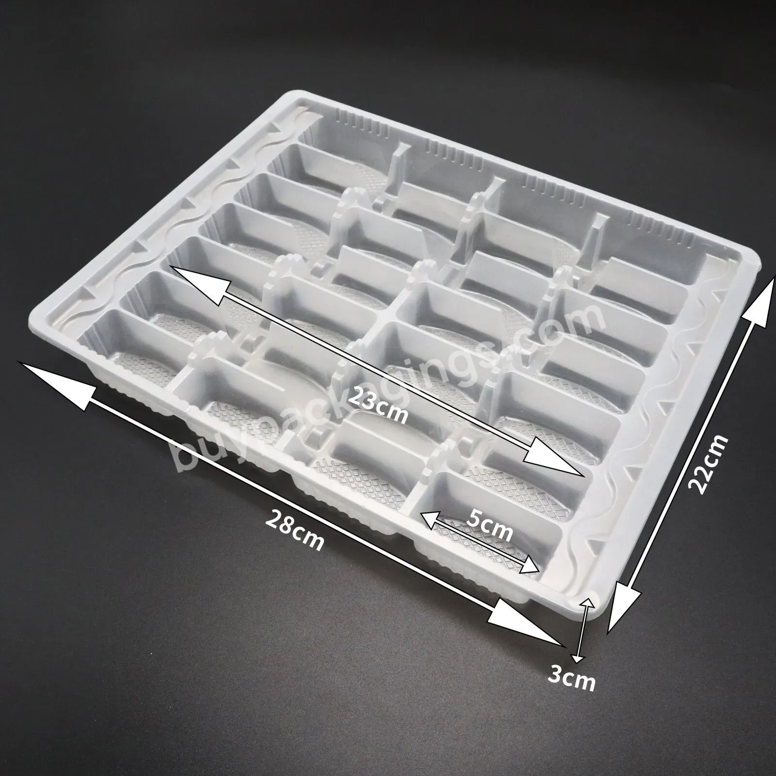 Frozen Dumpling Packaging Tray Food Grade Pp Dumplings Takeaway Plastic Disposable Blister