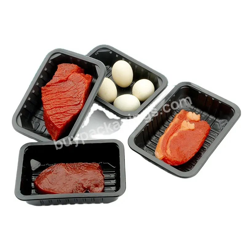 Frozen Fish Meat Vegetables Eco Friendly Plastic Packaging Tray