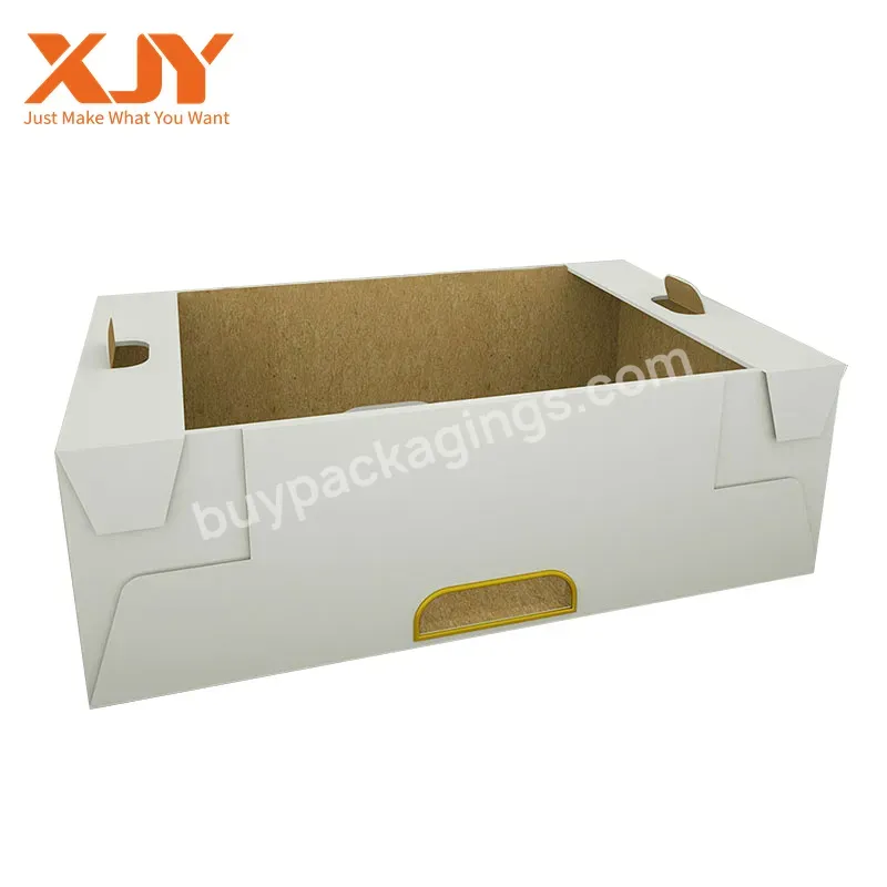 Fruit And Vegetable And Seafood Corrugated Packaging Waxed Cardboard Boxes
