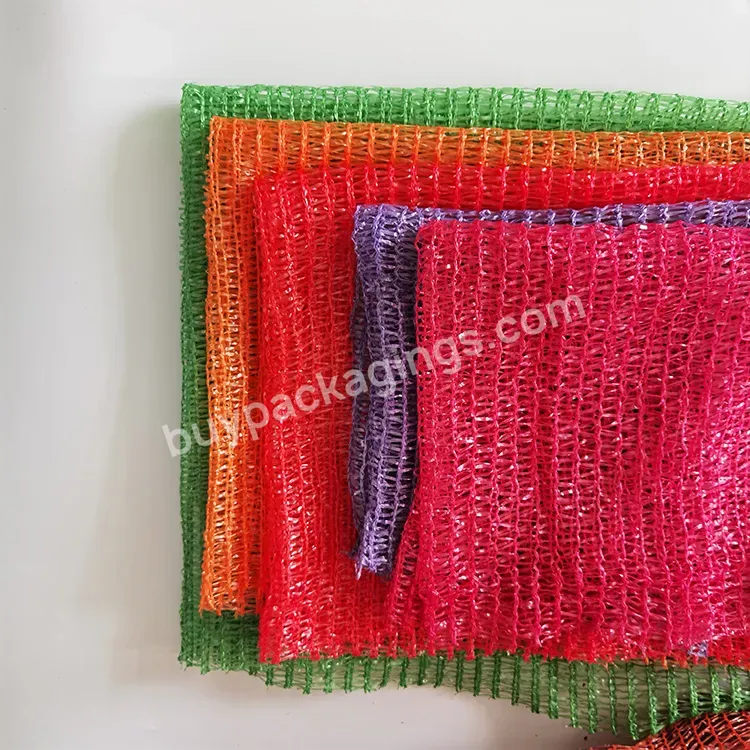 Fruit Package Factory Sale Drawstring Mesh Bag For Vegetable With Good Softness