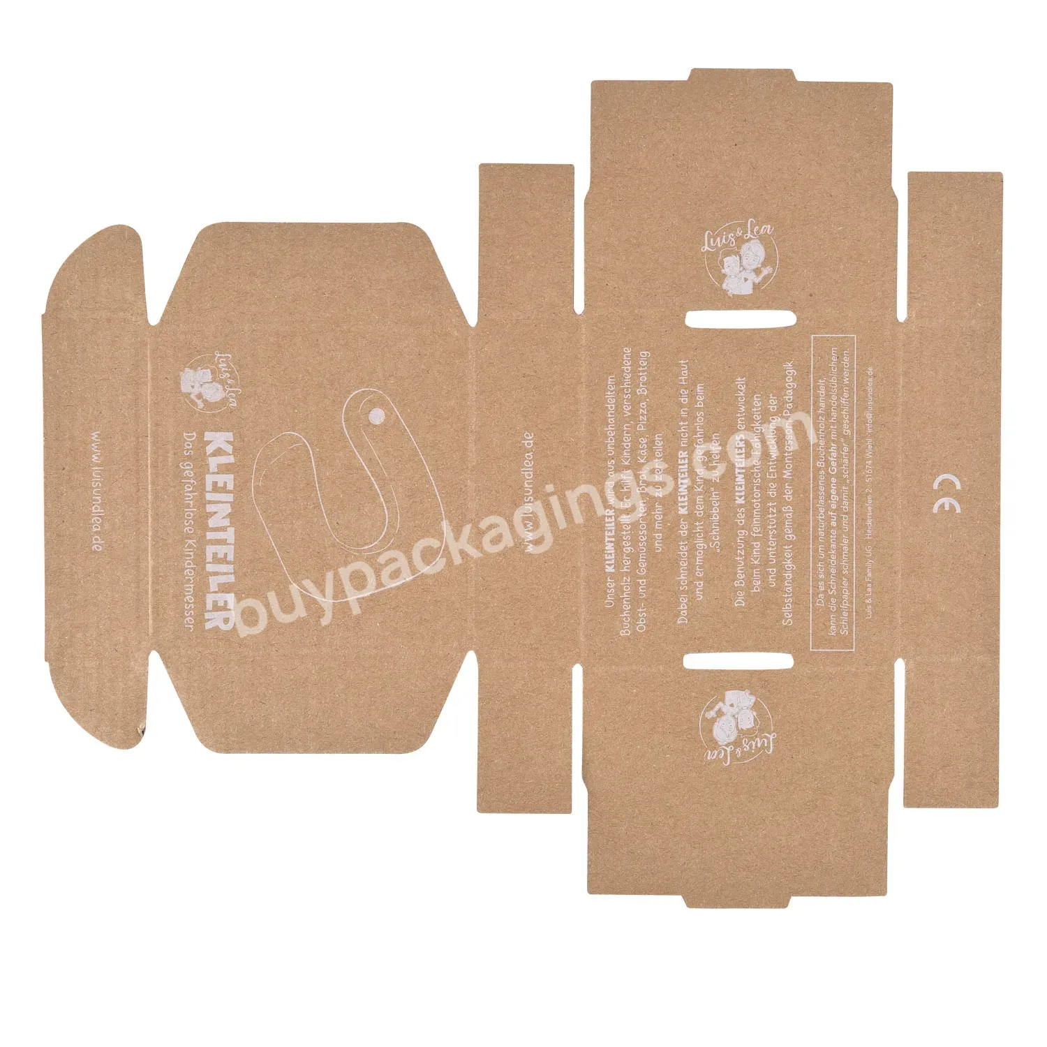 Fsc Recycled Carton E-commerce Shipping Box With White Logo Printing