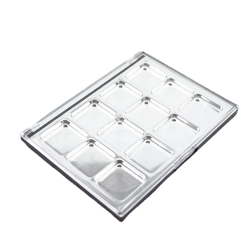 Fts 12-colour Shiny Silver Private Label Empty Makeup Cardboard Eyeshadow Palette Wholesale Empty Eyeshadow - Buy 12-colour Empty Shiny Silver Plastic Eyeshadow Palette Container,Silver Plated,Empty Eye Shadow Palettes.