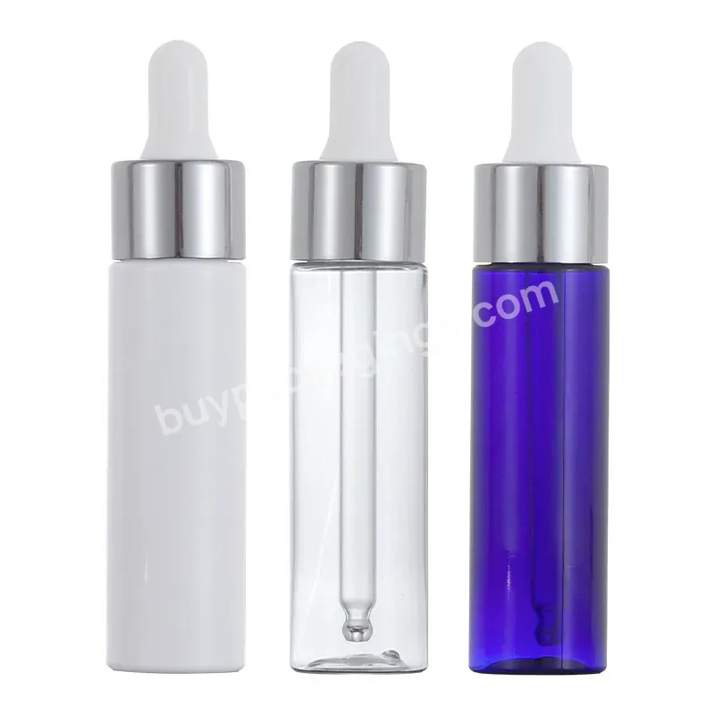 Fts 30ml Plastic Dropper Bottle Essential Oil Empty Bottle Lotion Essence Water Packaging Container