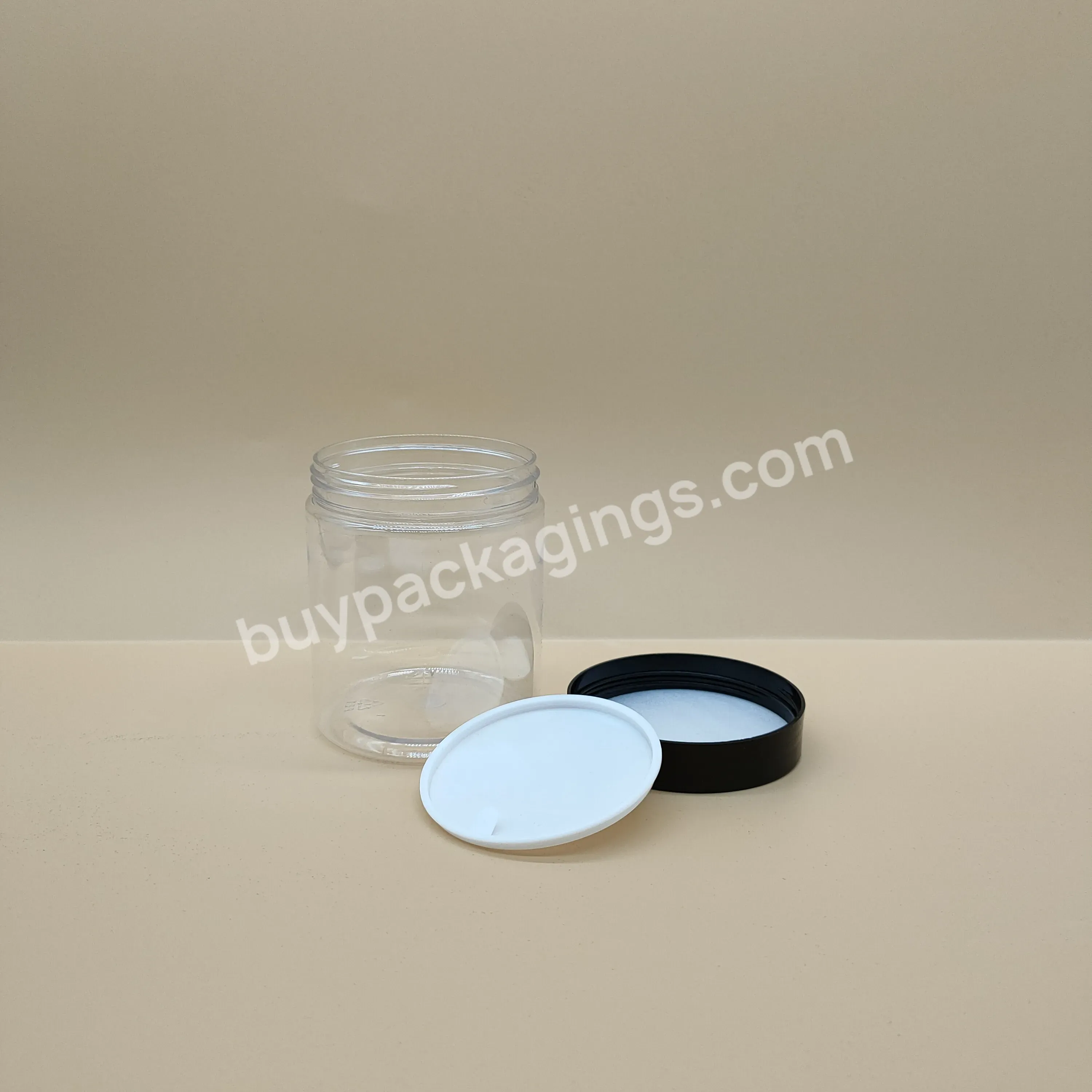 Fts Cosmetic Packaging Transparent Pet Plastic Cream Jar With Plastic Lid - Buy Cosmetic Jar,Pet Cosmetic Jar,Cosmetic Cream Jar.
