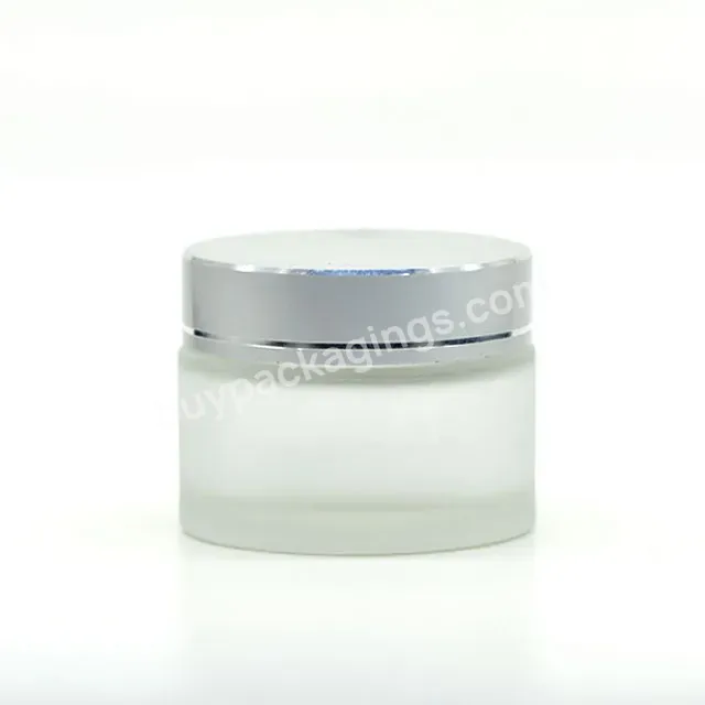 Fts Cosmetic Packaging Transparent Pet Plastic Cream Jar With Plastic Lid