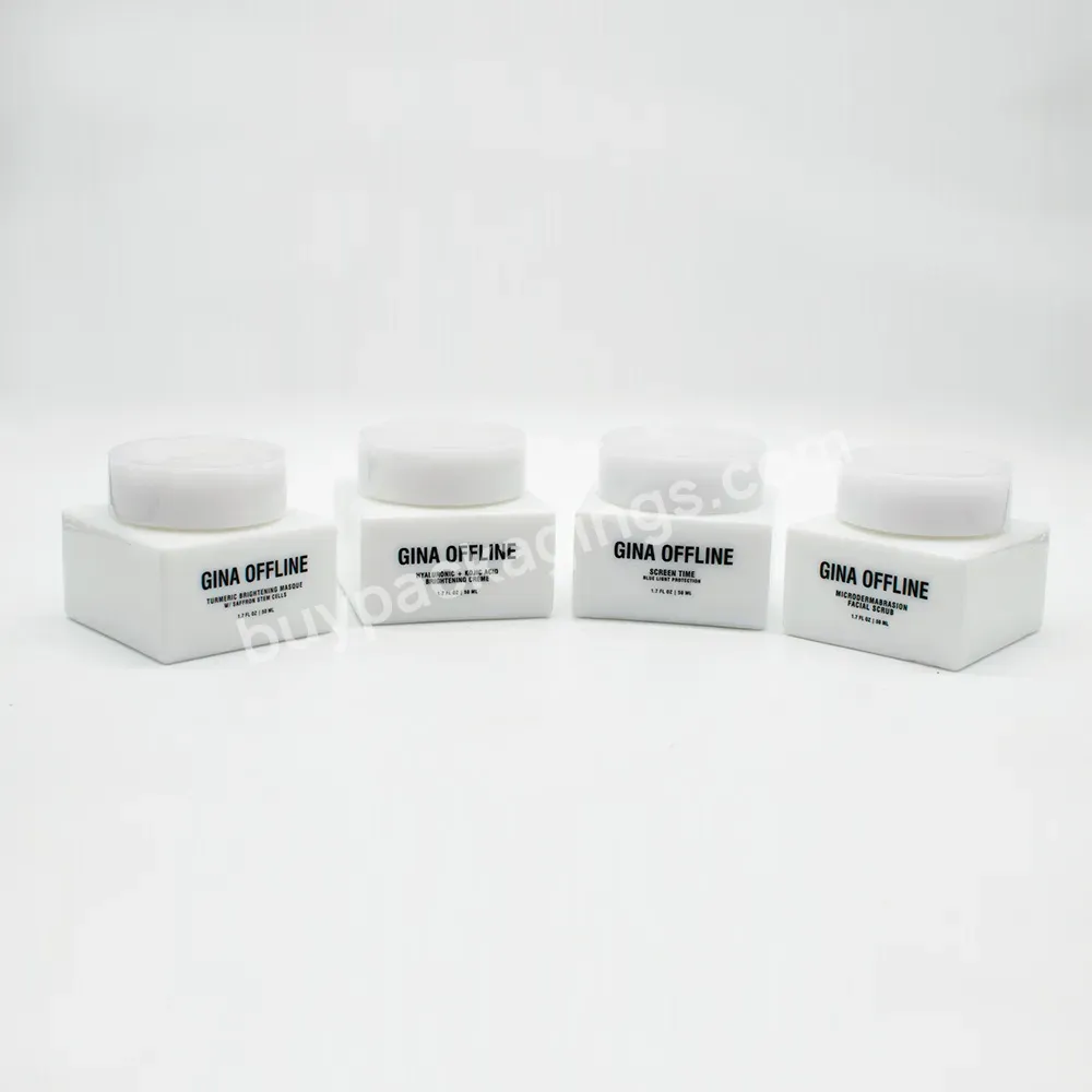 Fts Free Sample Wholesale White 50g Empty Face Cream Jars