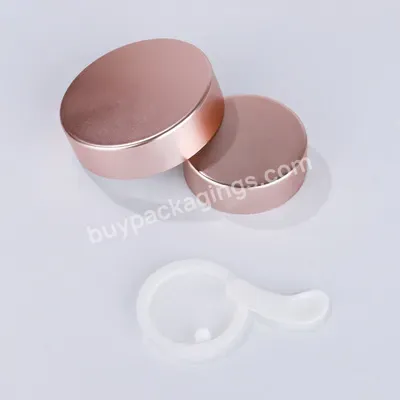 Fts High Quality Luxury Cosmetic Glass Containers Rose Gold Eye Face Cream Jars For Cosmetics