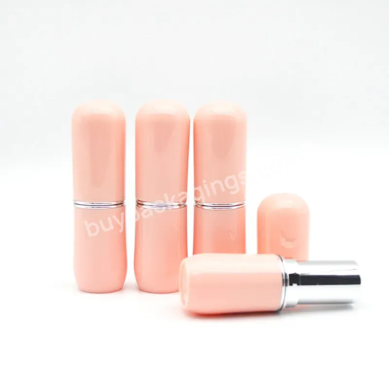 Fts Pink Small Round Lipstick Tube Package Material High-grade Empty Tube Shell Makeup Lipstick Tube