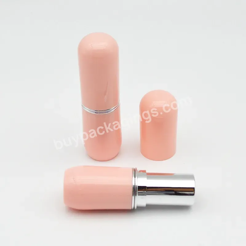 Fts Pink Small Round Lipstick Tube Package Material High-grade Empty Tube Shell Makeup Lipstick Tube