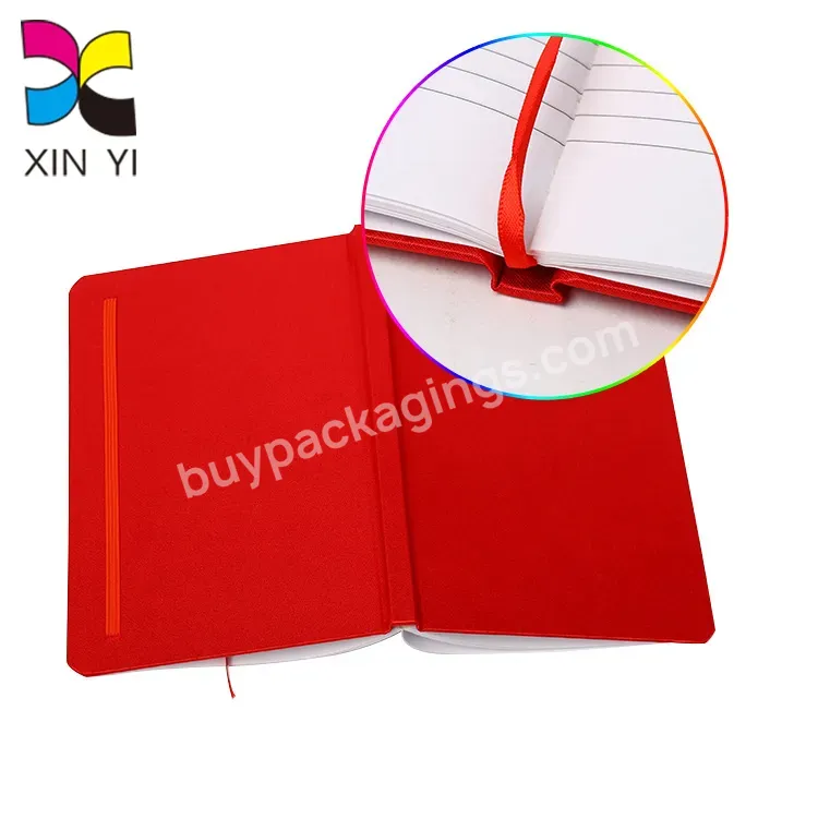 Full Color Design School Supply Pu Leather Notebook Journal Customizable A5 Notebook