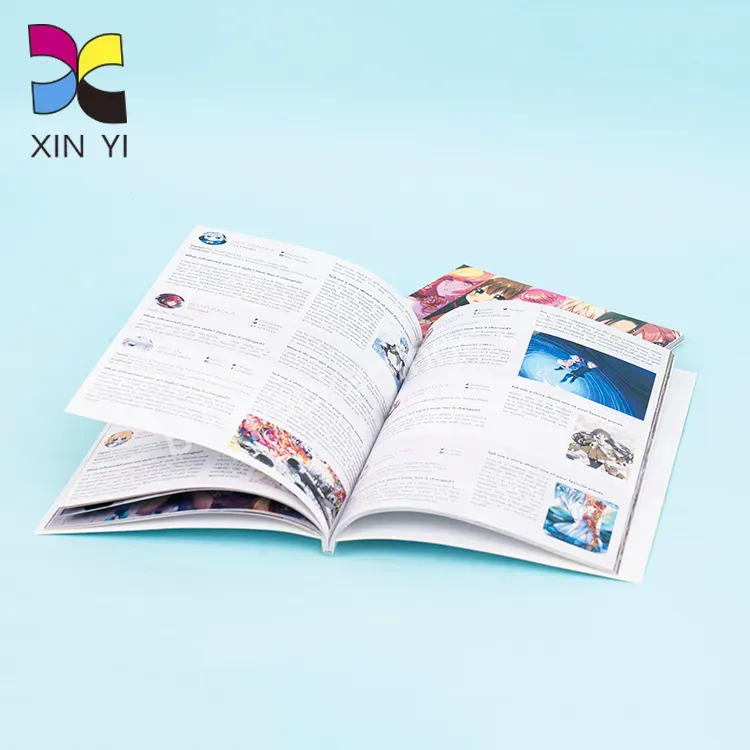 Full Color Softcover Book Magazine Picture Comic Books Printing