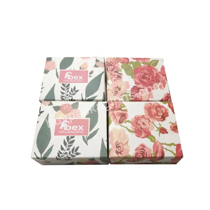 Full Colors Customized Logo Gift Box Handmade Soap Packaging Box