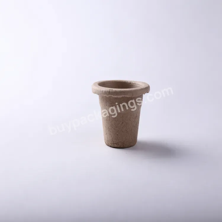 Garden High Quality Eco-friendly Biodegradable Recycled Pulp Molded Bio Plant Pots - Buy Bio Plant Pot,Recycled Pulp Pot,Garden Plant Pot.