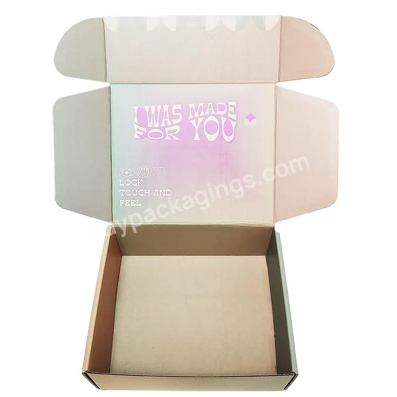 garment shipping luxury corrugated carton box mailer fro shipping shipping box mailed