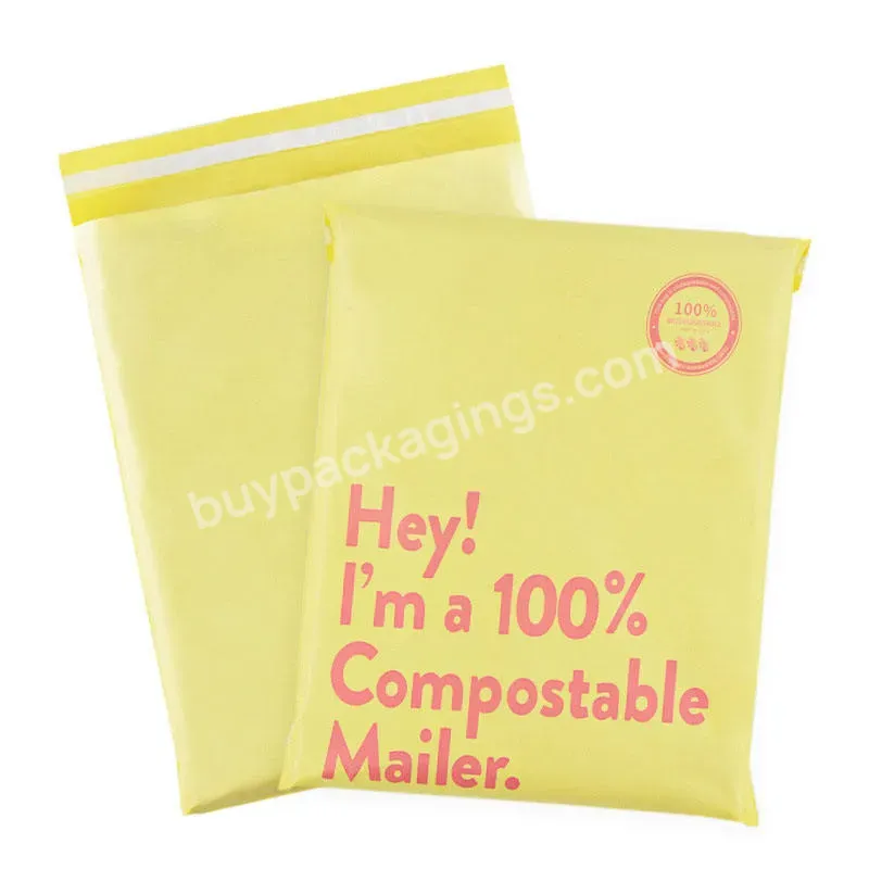 Gdcx Clothing Packaging Biodegradable Mailing Biodegradable Express Shipping Mailer Bags Compostable Mailer Cornstarch