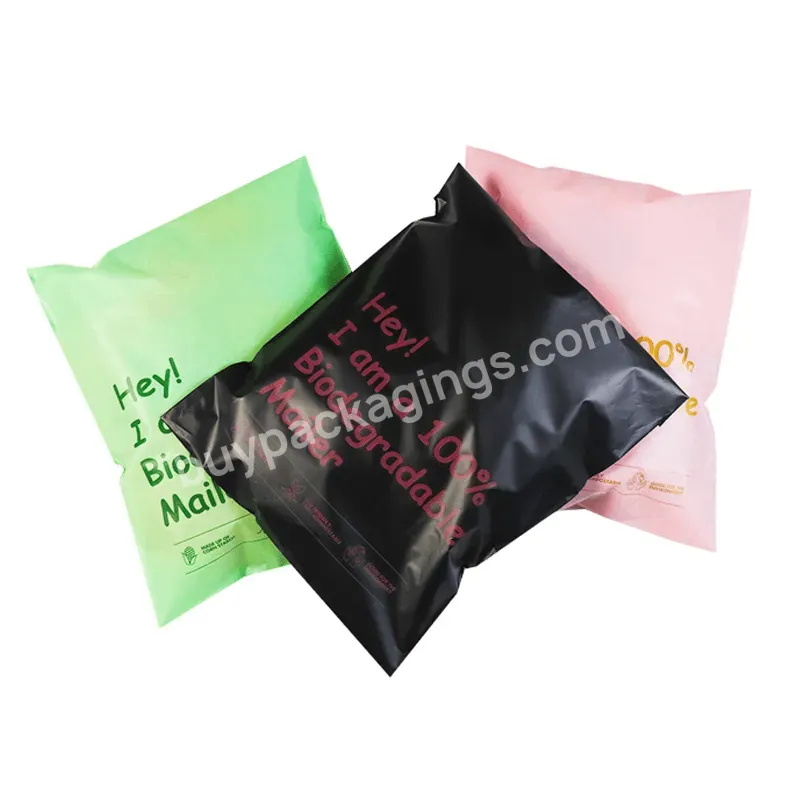 Gdcx Cornstarch Poly Mailers Plastic Pouch Mail Pink Packaging Mailing Bag Compostable Polymailer Biodegrad Poly Mailer - Buy Wholesale Shipping Eco Poly Mailer Bags Courier Plastic Packaging Mailers Ecologica Pouch Biodegrad Poli Mail Compostable Ma