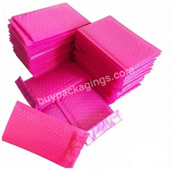 Gdcx Packaging Mailing Bubble Poly Mailers Bubble Envelope Shipping Mailer Bag Rose Red Bubble Mailers Bag