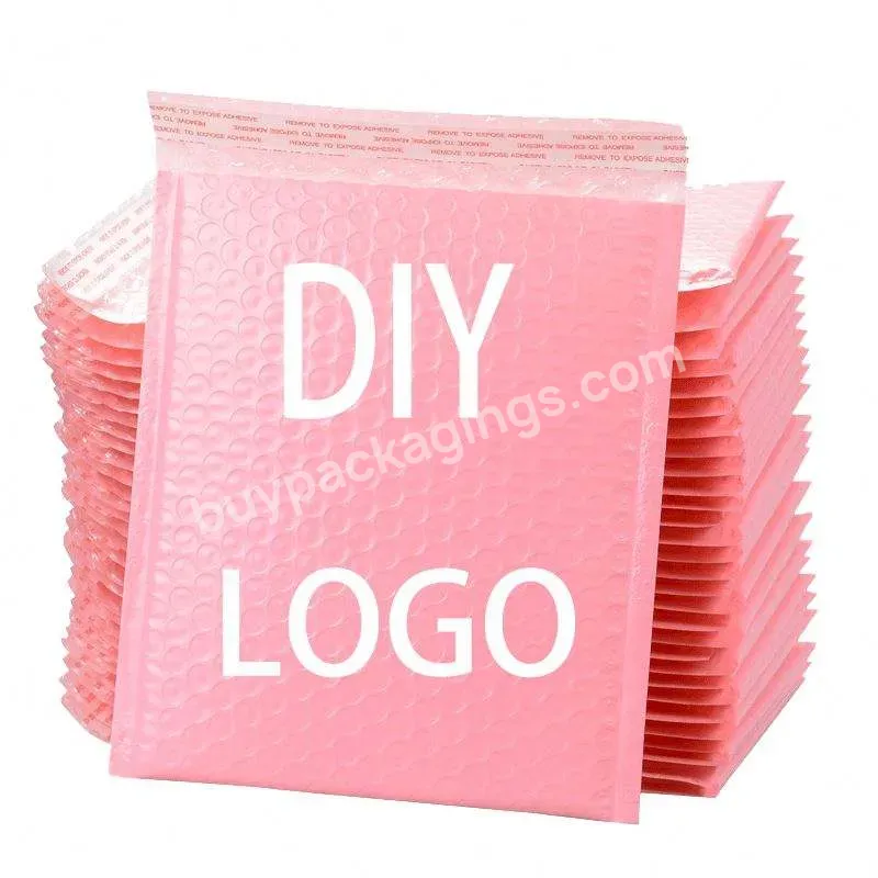 Gdcx Pink Plymor Mail Bubble Mail Bubble Mailer Bag Shipping Plastic Bubble Mailer Envelope Padded Envelope Postal Packages