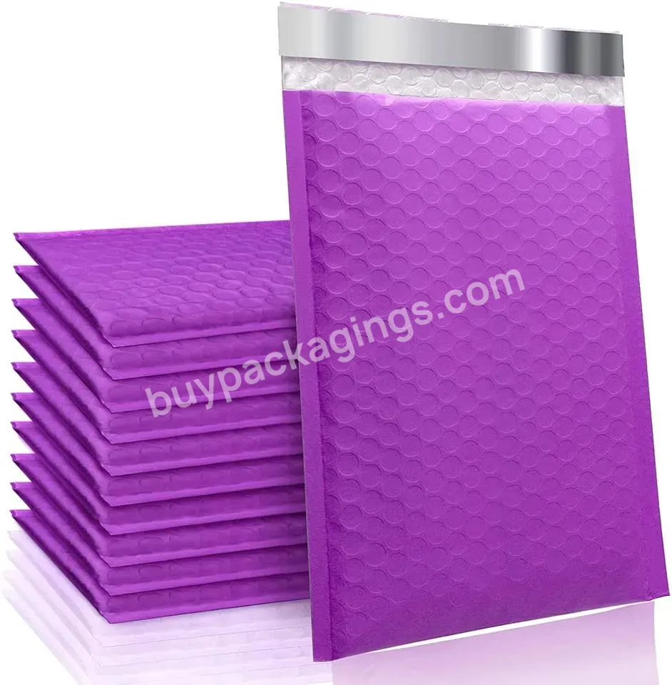 Gdcx Purple Plymor Mail Bubble Mail Bubble Mailer Bag Shipping Plastic Bubble Mailer Envelope Padded Envelope Postal Packages