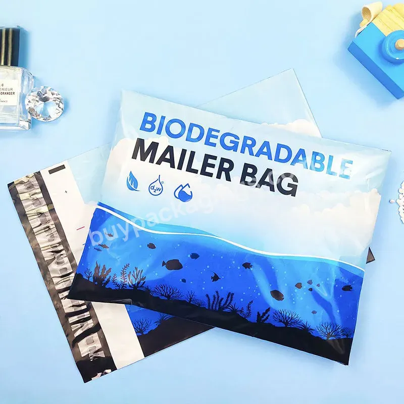 Gdcx Water Proof Tear Proof Polynmailers Biodegradable Express Shipping Mailer Bags 100 Cornstearch Pla Mailer Bag