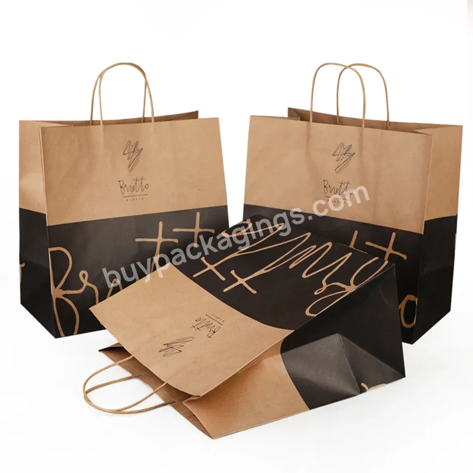 Gift Bag White Paper Bags Logo Luxury Packaging Personalized Paper Shopping Bag Customized Size With Ribbon Handles