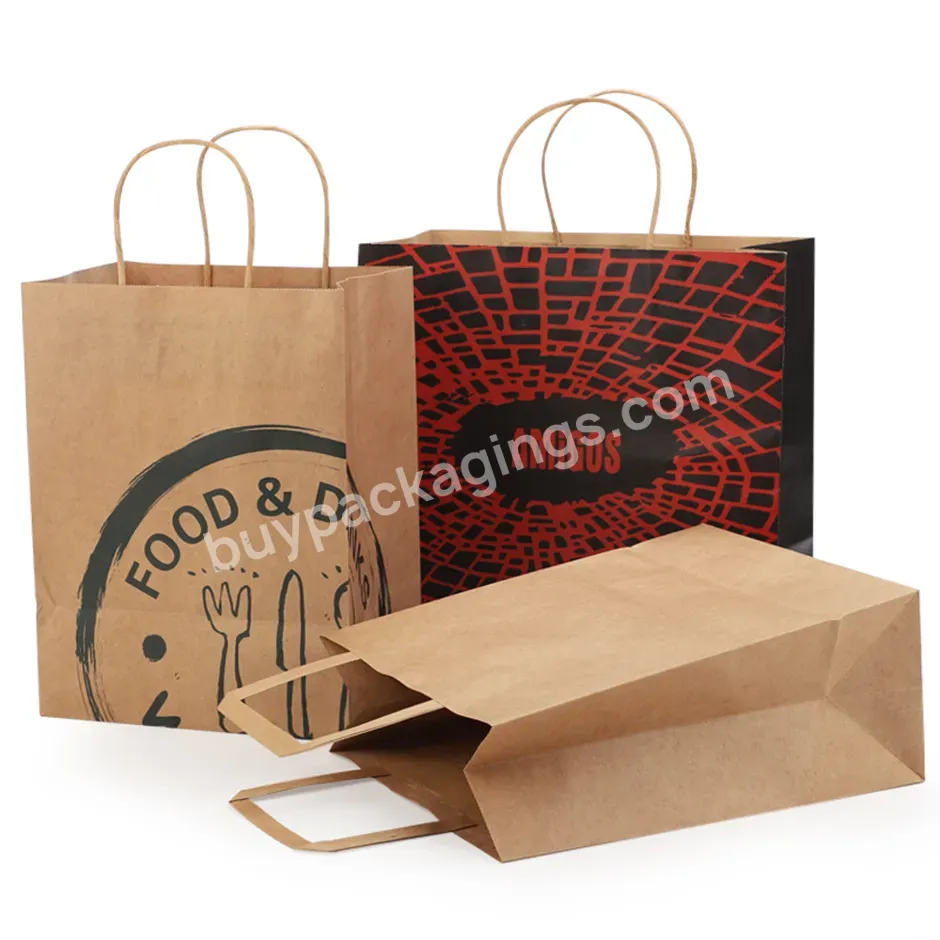 Gift Bag White Paper Bags Logo Luxury Packaging Personalized Paper Shopping Bag Customized Size With Ribbon Handles