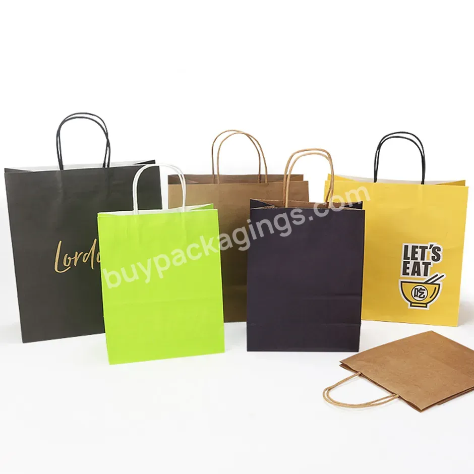Gift Bag White Paper Bags Logo Luxury Packaging Personalized Paper Shopping Bag Customized Size With Ribbon Handles