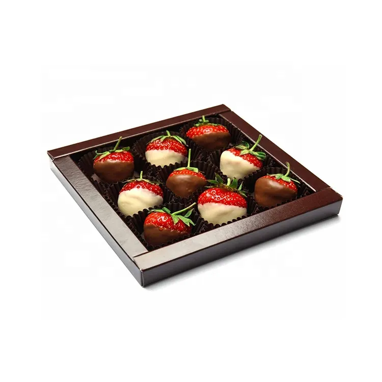gift customized packaging chocolate covered strawberry boxes