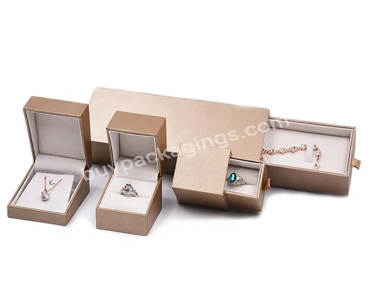 Gift Jewelry Necklace Packaging Boxes Paper For Luxury With Case Wedding Small Rings Set Jewellery Custom Earring And Ring Box