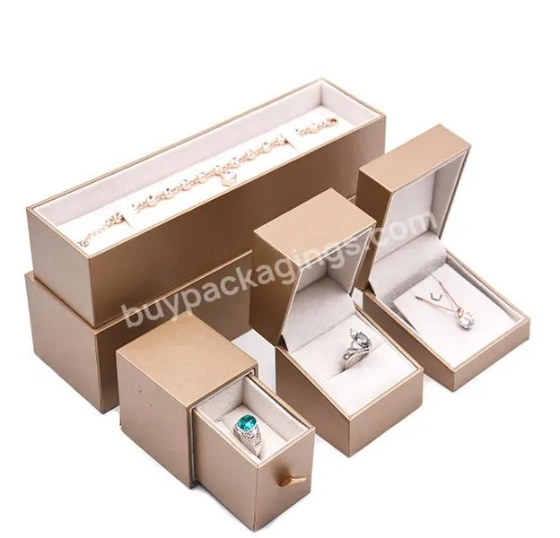 Gift Jewelry Necklace Packaging Boxes Paper For Luxury With Case Wedding Small Rings Set Jewellery Custom Earring And Ring Box