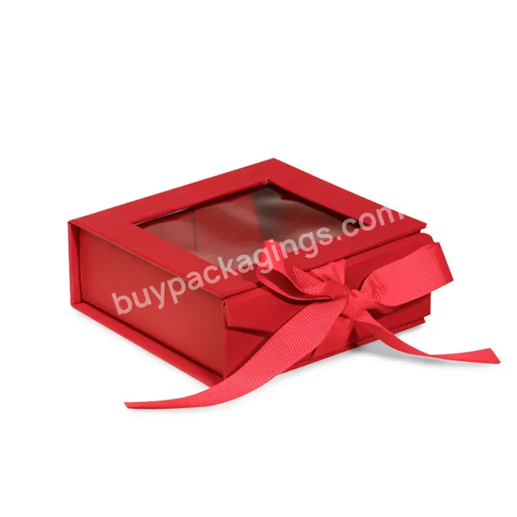 Gift Mailer Box Custom Logo Premium Luxury Cardboard Paper Gift Wig Hair Extension Magnetic Packaging Box Customized Ribbon Art